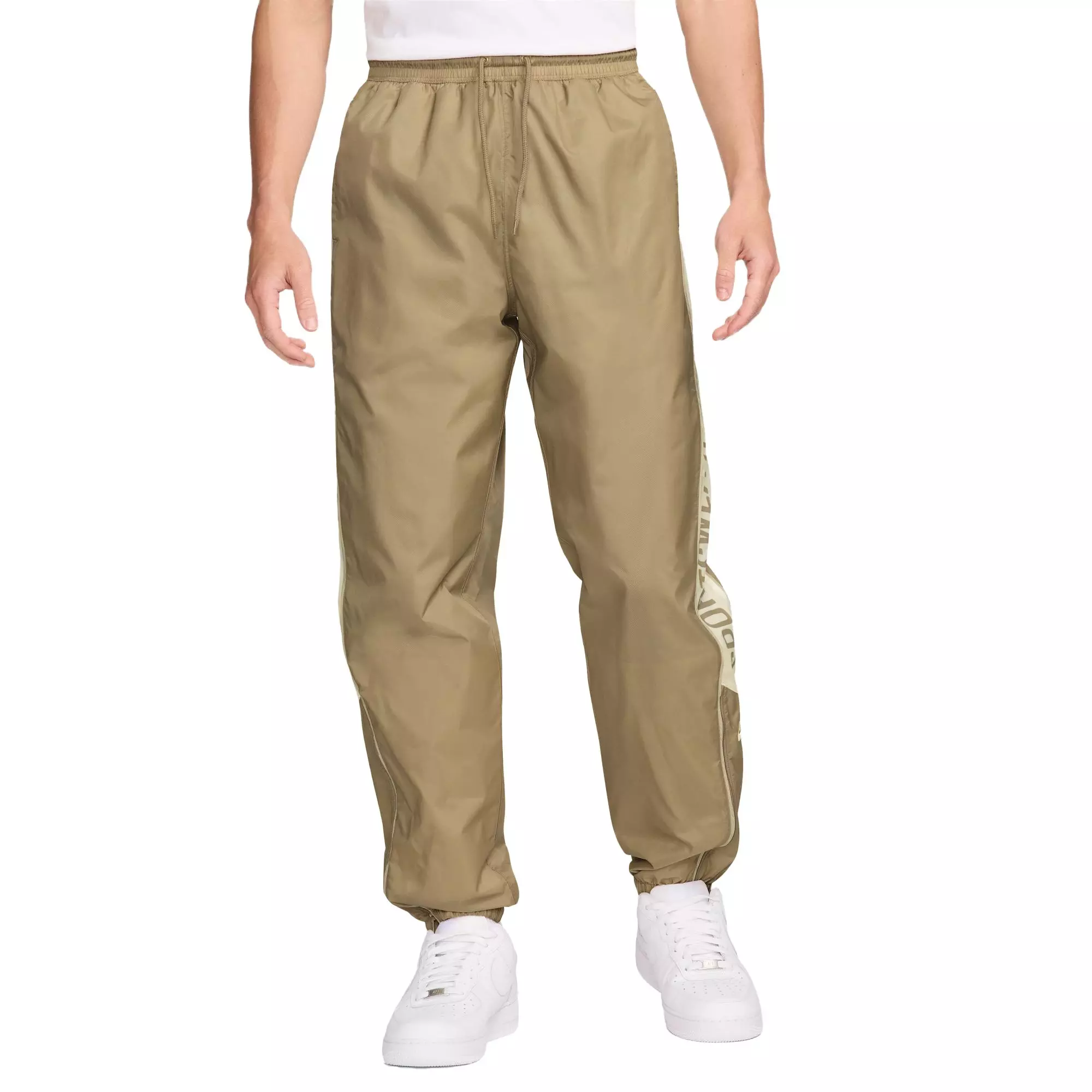 ★★Nike★★ Club Oversized Woven Track Pants M Light KhakiS Nike Men's Club Woven Cargo Pants | Free Shipping at Academy